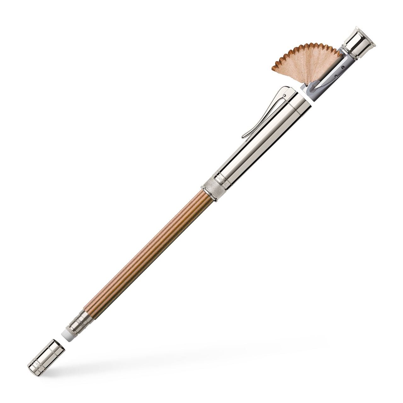 GVFC Crayon Excellence Plaqué Platine Bois-Crayon-Graf von Faber-Castell-Papeterie du Dôme