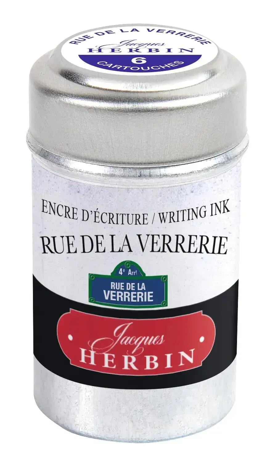 Herbin Boite de 6 Cartouches-Encre-Herbin-Rue de la Verrerie-Papeterie du Dôme