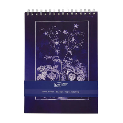 KIUB Carnet Dessin A4 Dybdahl-Carnet-Kiub-Cyanotype bleu-Papeterie du Dôme