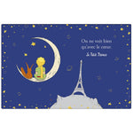 KIUB Set de Table-Sous Main-Kiub-Petit Prince : Paris Lune Bleue-Papeterie du Dôme