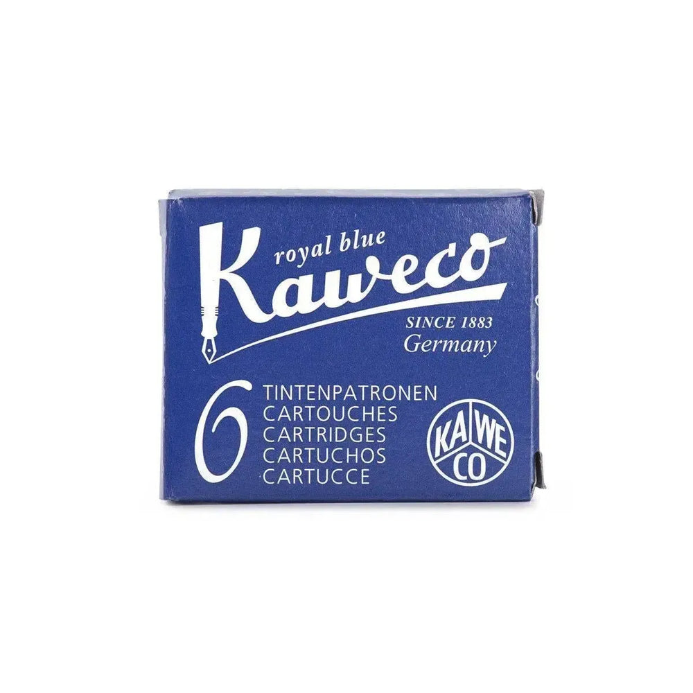 KWC Boîte 6 Cartouches d'Encre-Encre-Kaweco-Bleu royal-Papeterie du Dôme