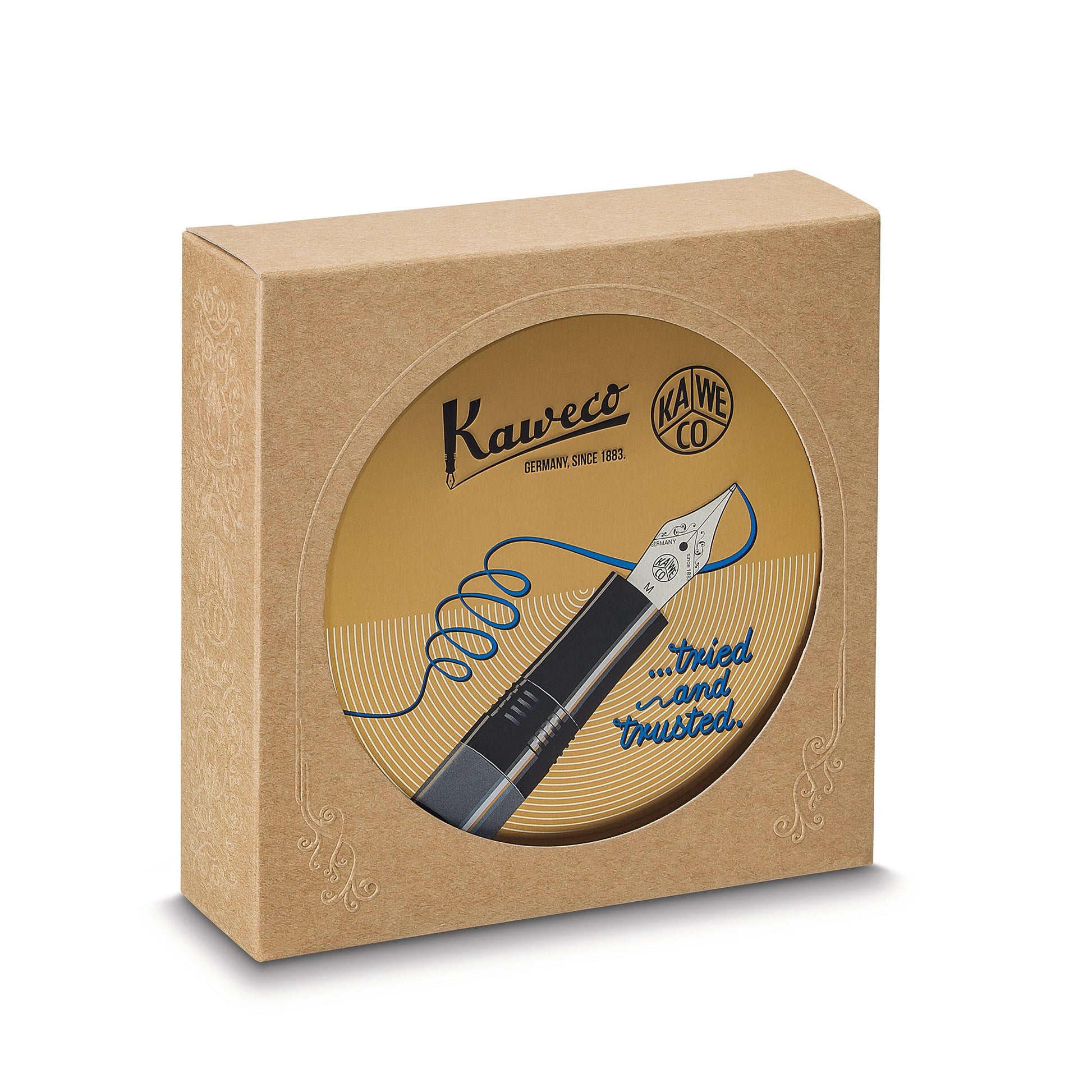 KWC Piston Al Sport Raw Noir/Or Plume-Stylo Plume-Kaweco-Papeterie du Dôme