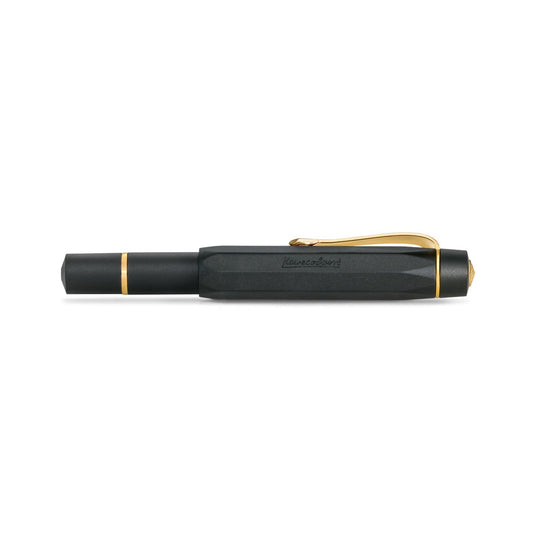 KWC Piston Al Sport Raw Noir/Or Plume-Stylo Plume-Kaweco-Papeterie du Dôme