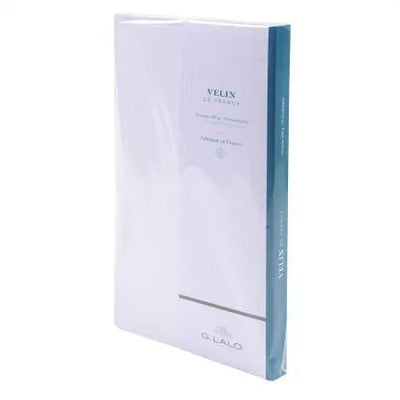 LALO Bristol 10 Cartes avec Enveloppes DL Blanc-Correspondance-Lalo-Papeterie du Dôme