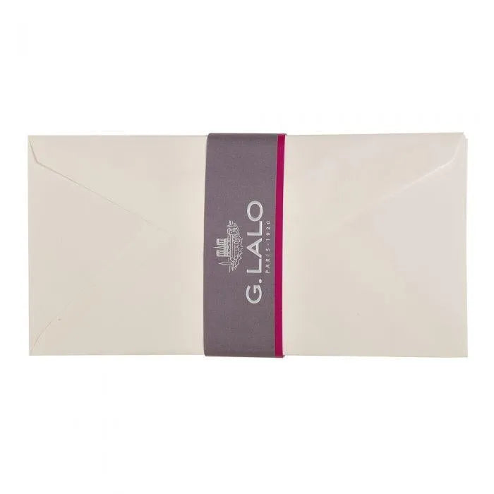 LALO Toile Impériale 20 Enveloppes DL Gommées-Enveloppes-Lalo-Papeterie du Dôme