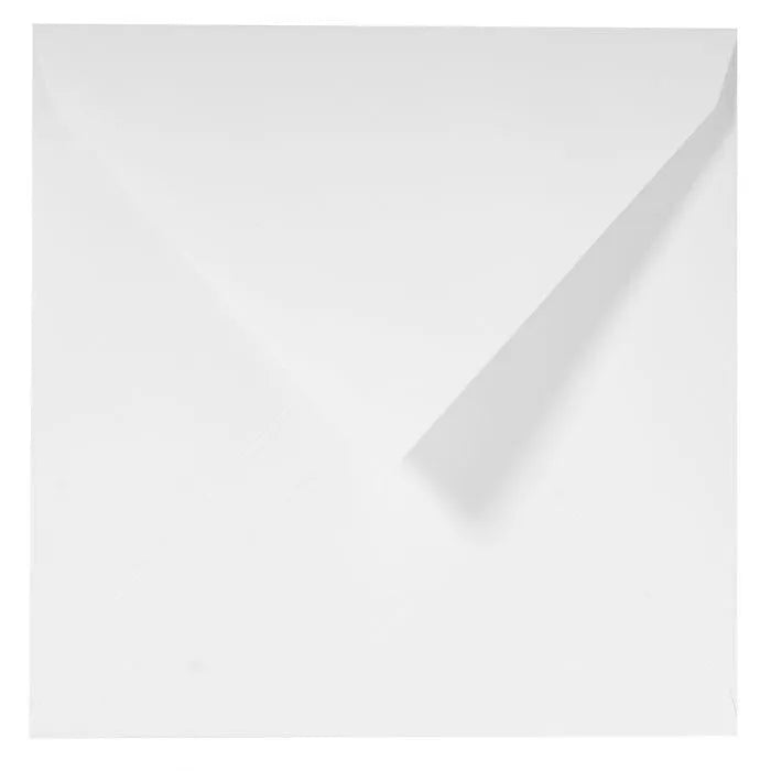 LALO Vergé 25 Enveloppes 140x140-Enveloppes-Lalo-Blanc-Papeterie du Dôme