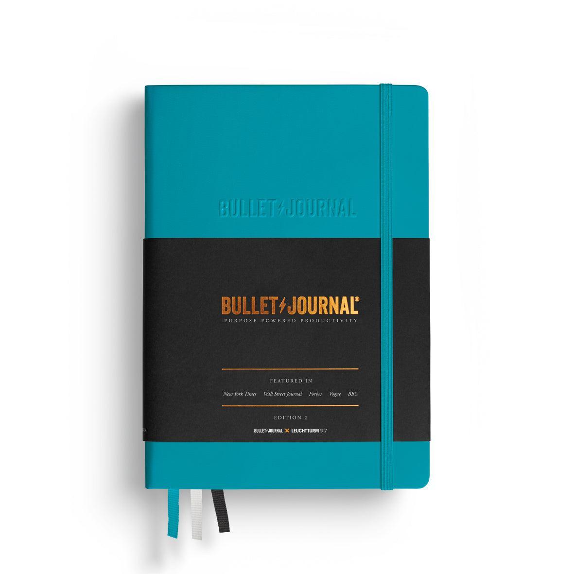 LCHT A5 Bullet Journal Dots Édition 2-Carnet-Leuchtturm 1917-Turquoise25-A5-Dots-Papeterie du Dôme
