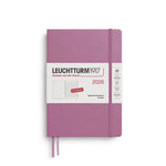 LCHT Agenda A5 Semainier & Carnet Rigide - Français-Agenda-Leuchtturm 1917-2026-Dusty rose-A5-Papeterie du Dôme