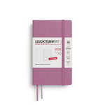 LCHT Agenda A6 Semainier & Carnet de Notes Ligné Souple - Français-Agenda-Leuchtturm 1917-2026-Dusty rose-A6-Papeterie du Dôme