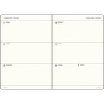 LCHT Agenda A6 Semainier Souple - Anglais-Agenda-Leuchtturm 1917-Papeterie du Dôme