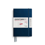 LCHT Agenda B6+ Semainier & Carnet Ligné Souple - Anglais-Agenda-Leuchtturm 1917-2026-Deep sea-B6+-Papeterie du Dôme