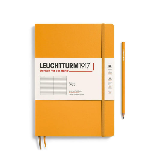 LCHT B5 Souple Ligné-Carnet-Leuchtturm 1917-B5-Ligné-Rising sun-Papeterie du Dôme