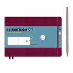 LCHT Carnet A5 Paysage Carnet de Croquis-Carnet-Leuchtturm 1917-Port Red-A5-Blanc-Papeterie du Dôme