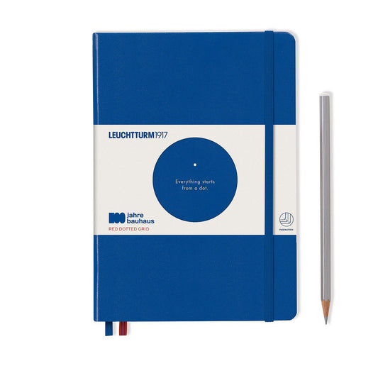LCHT Carnet A5 Rigide Dots Bauhaus-Carnet-Leuchtturm 1917-Bleu-A5-Dots-Papeterie du Dôme
