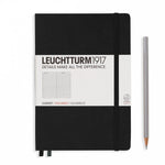 LCHT Carnet A5 Rigide Quadrillé-Carnet-Leuchtturm 1917-Noir-A5-Quadrillé-Papeterie du Dôme