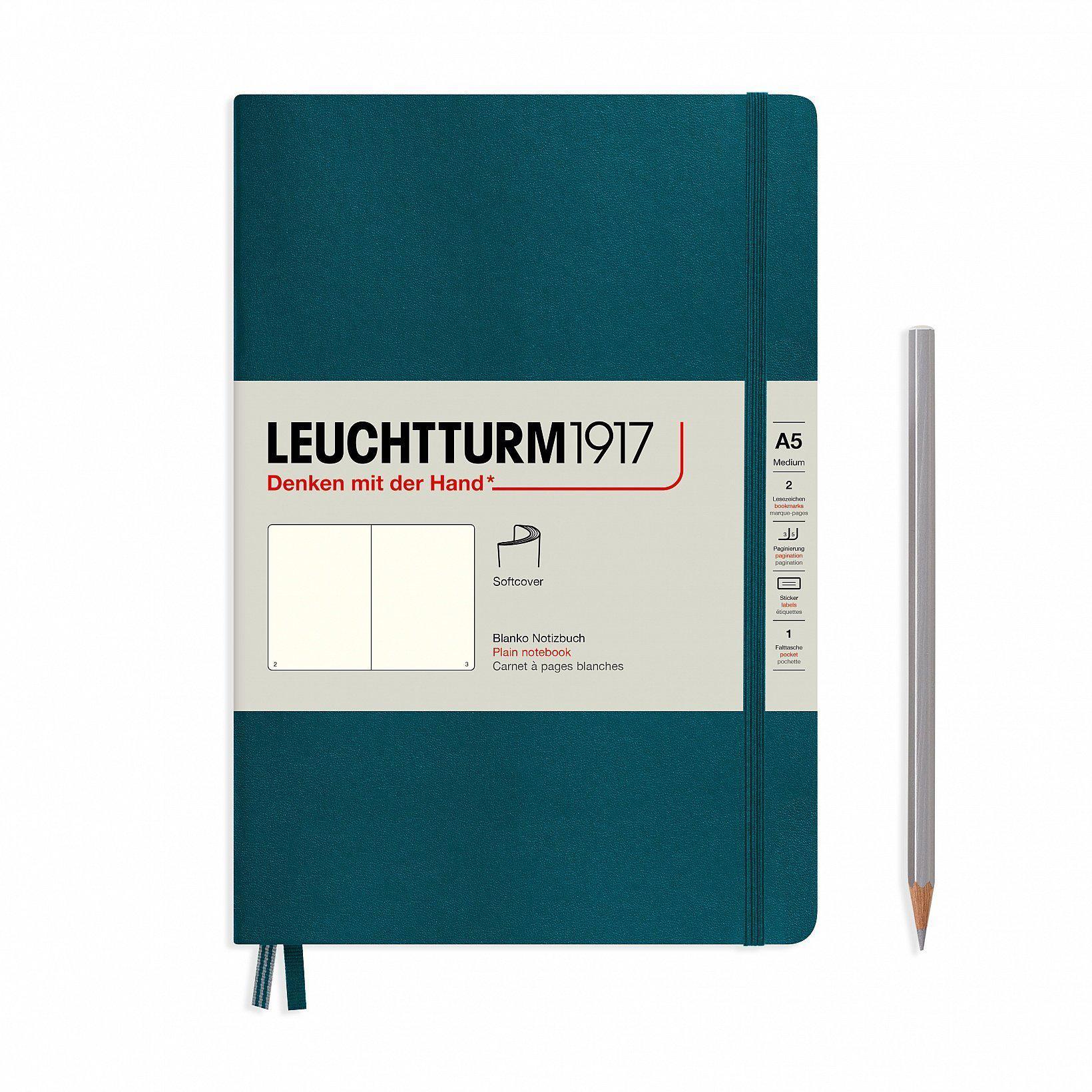 LCHT Carnet A5 Souple Blanc-Carnet-Leuchtturm 1917-Papeterie du Dôme