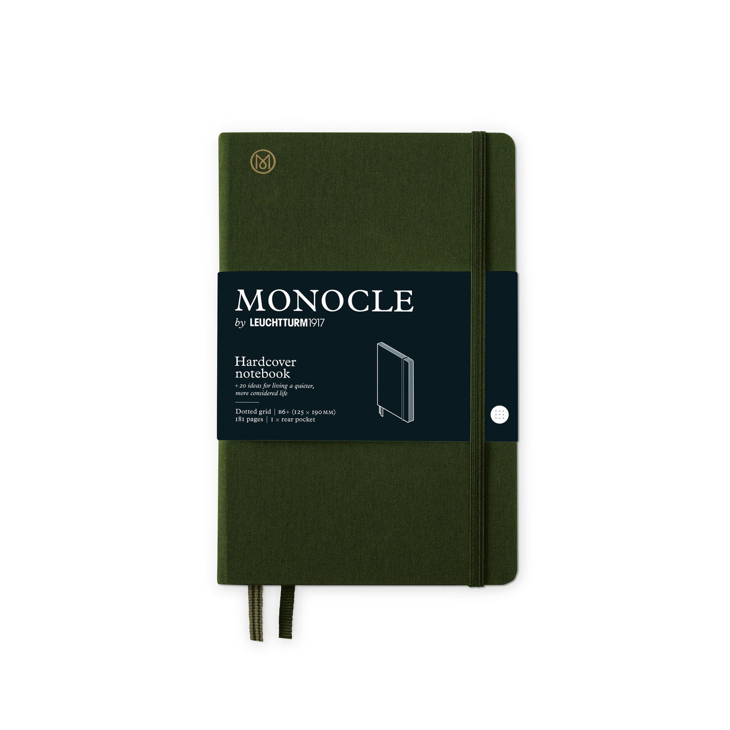 LCHT Carnet Monocle Couverture Rigide-Carnet-Leuchtturm 1917-Papeterie du Dôme
