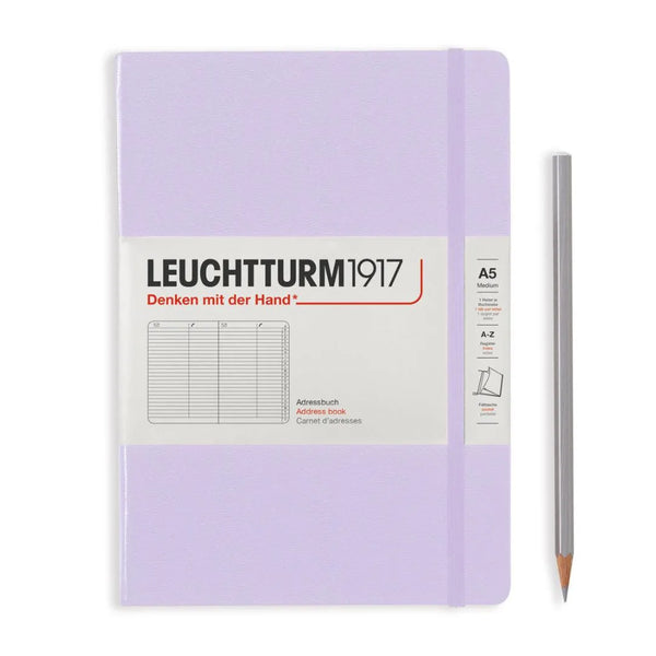 LCHT Carnet d'Adresses-Carnet-Leuchtturm 1917-A5-Adresse-Lilac-Papeterie du Dôme