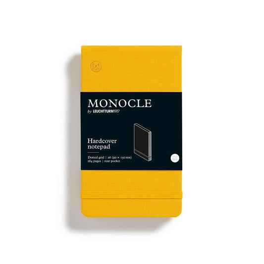 LCHT Monocle Bloc-Notes A6 Rigide Dots-Bloc Notes-Leuchtturm 1917-A6-Dots-Yellow-Papeterie du Dôme