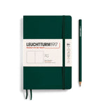 LCHT Paperback B6+ Souple Blanc-Carnet-Leuchtturm 1917-Forest green-B6+-Blanc-Papeterie du Dôme