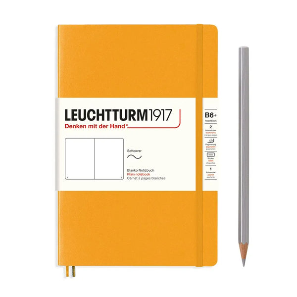LCHT Paperback B6+ Souple Blanc-Carnet-Leuchtturm 1917-Rising Sun-B6+-Blanc-Papeterie du Dôme