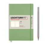 LCHT Paperback B6+ Souple Blanc-Carnet-Leuchtturm 1917-Sauge-B6+-Blanc-Papeterie du Dôme