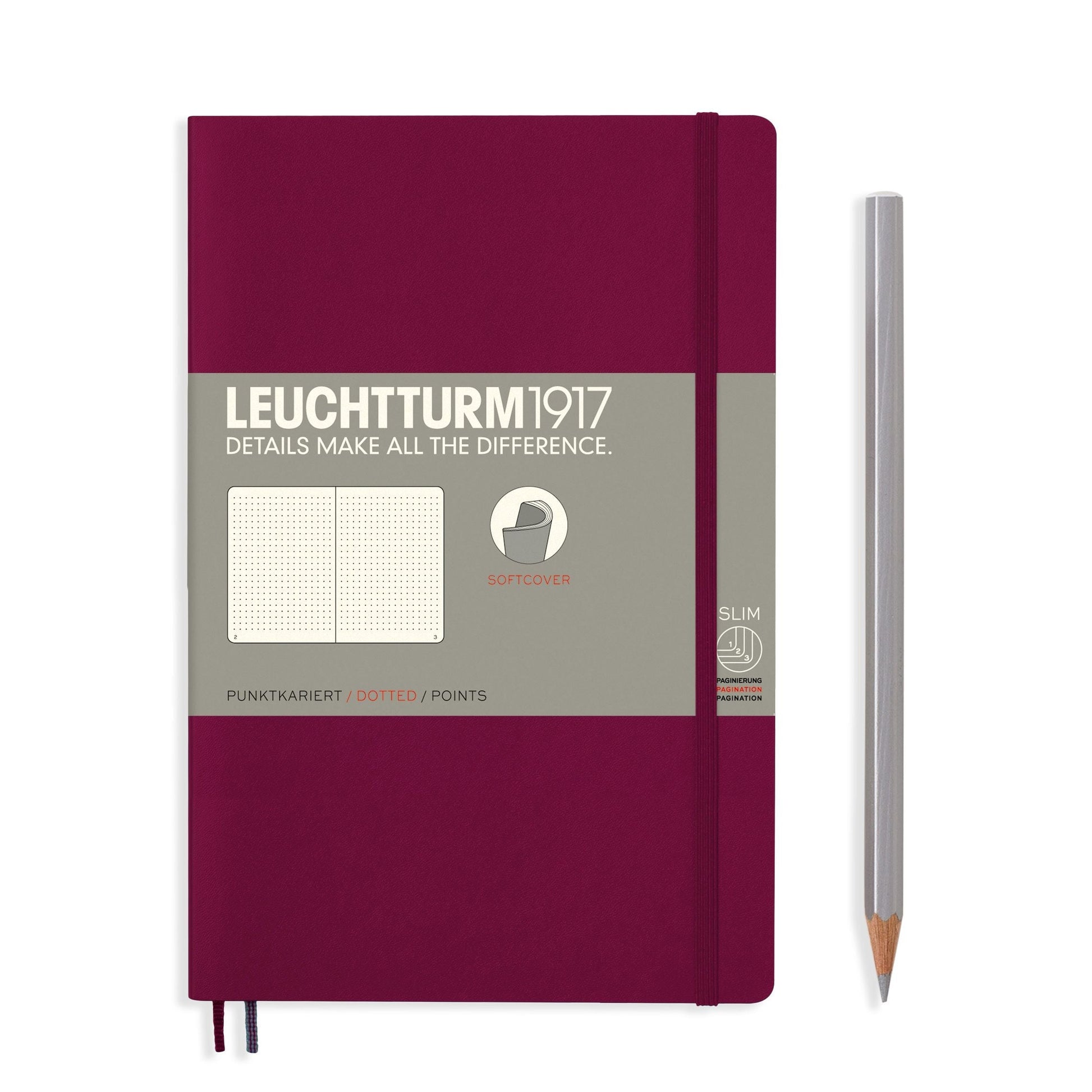 LCHT Paperback B6+ Souple Dots-Carnet-Leuchtturm 1917-Papeterie du Dôme