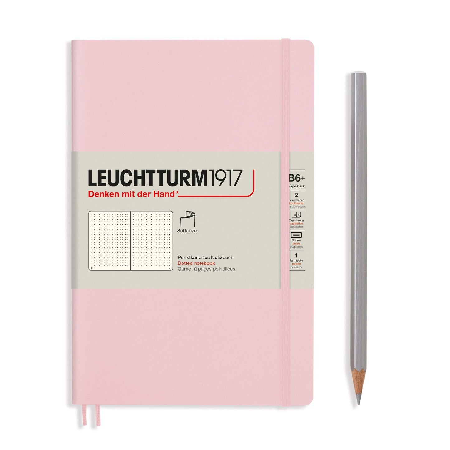 LCHT Paperback B6+ Souple Dots-Carnet-Leuchtturm 1917-Powder-B6+-Dots-Papeterie du Dôme