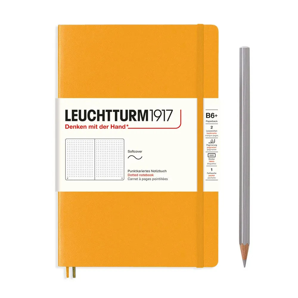 LCHT Paperback B6+ Souple Dots-Carnet-Leuchtturm 1917-Rising Sun-B6+-Dots-Papeterie du Dôme