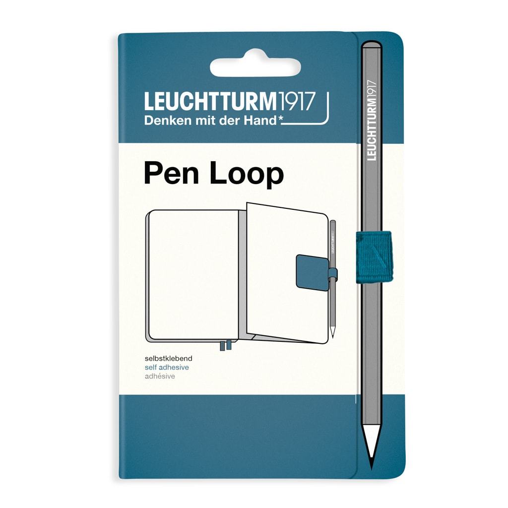 LCHT Pen Loop-Accessoire-Leuchtturm 1917-Bleu Pierre-Papeterie du Dôme