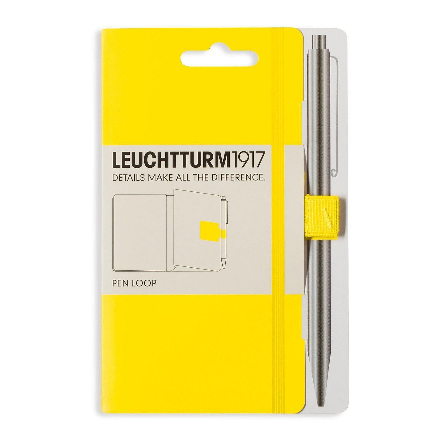 LCHT Pen Loop-Accessoire-Leuchtturm 1917-Citron-Papeterie du Dôme
