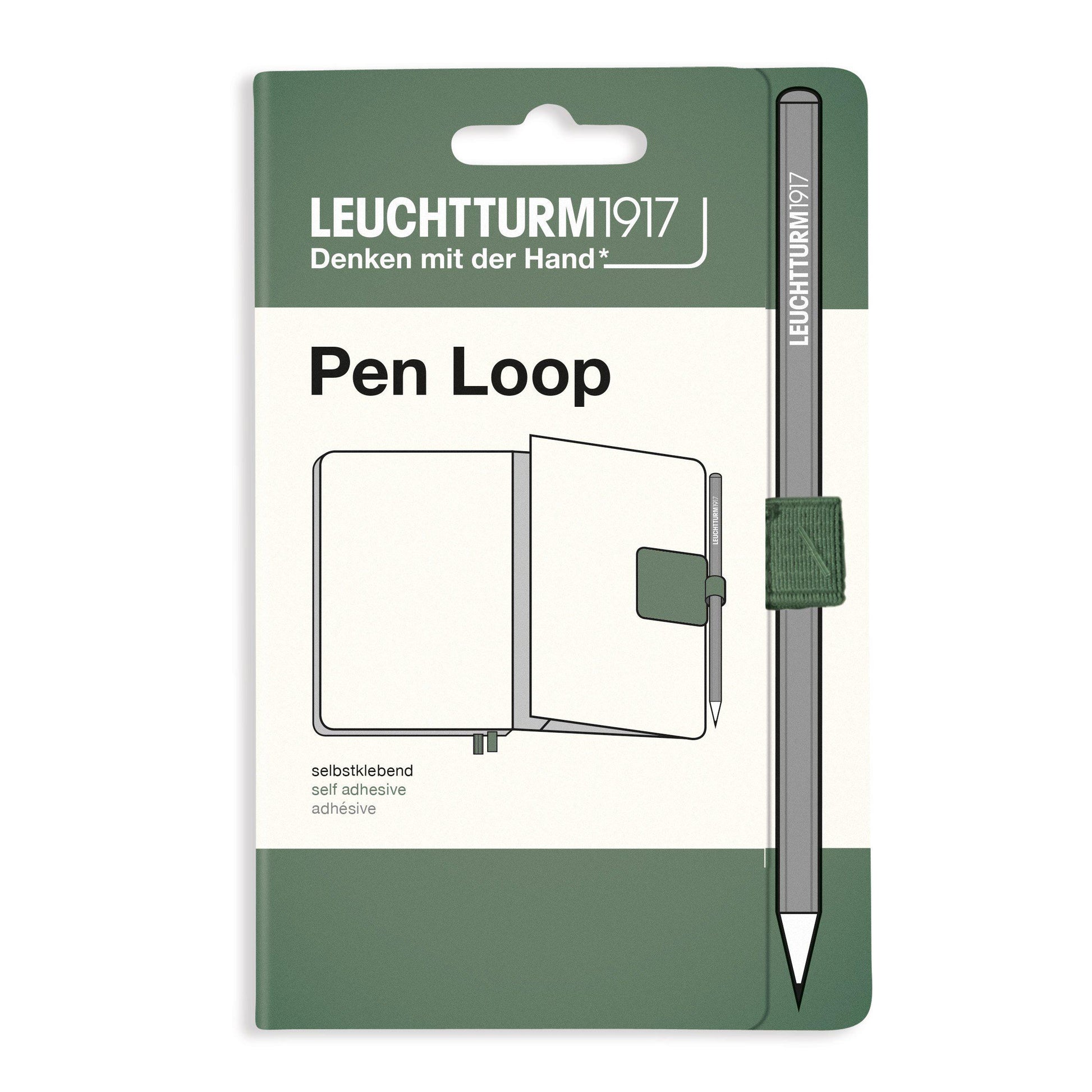 LCHT Pen Loop-Accessoire-Leuchtturm 1917-Olive-Papeterie du Dôme