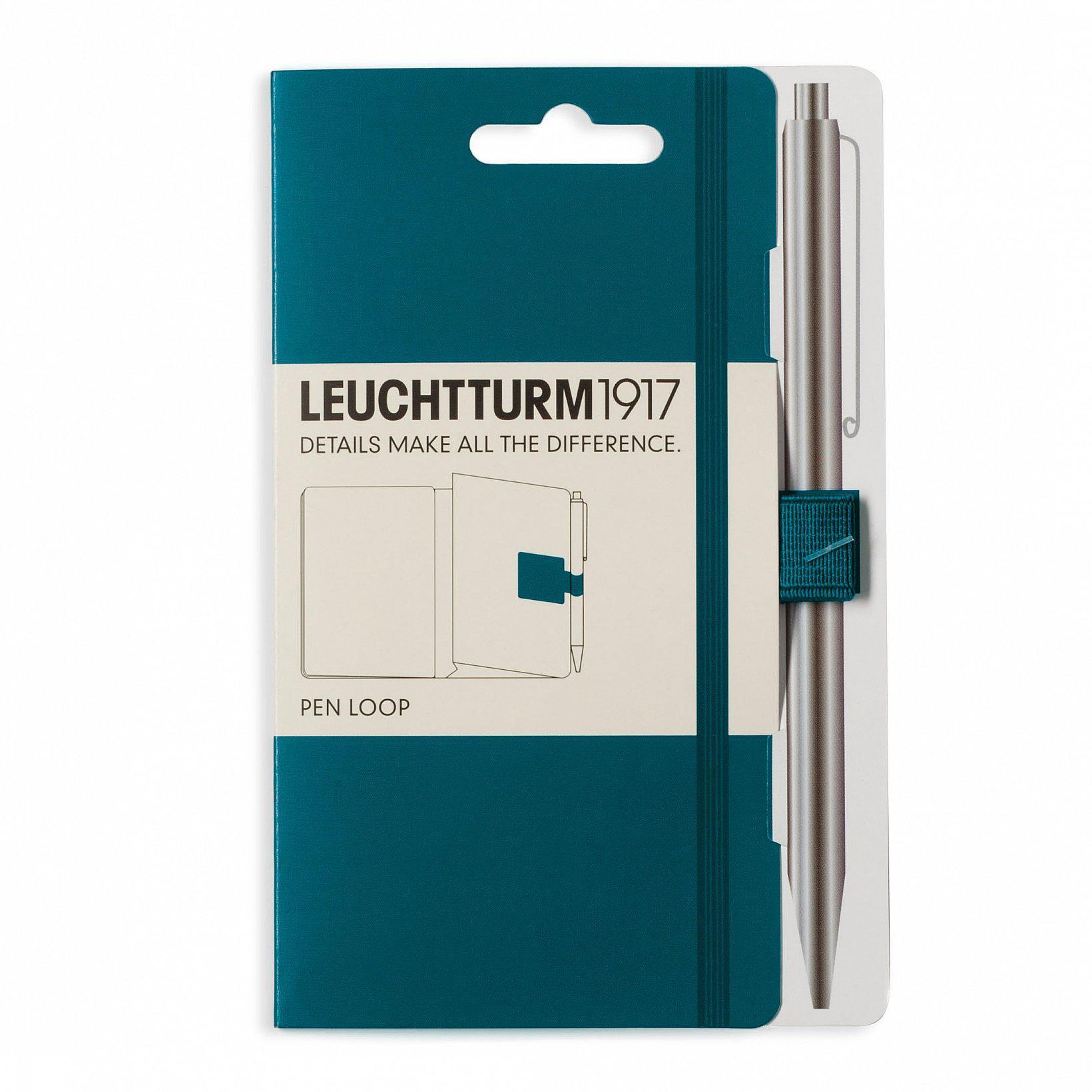 LCHT Pen Loop-Accessoire-Leuchtturm 1917-Pacific Green-Papeterie du Dôme