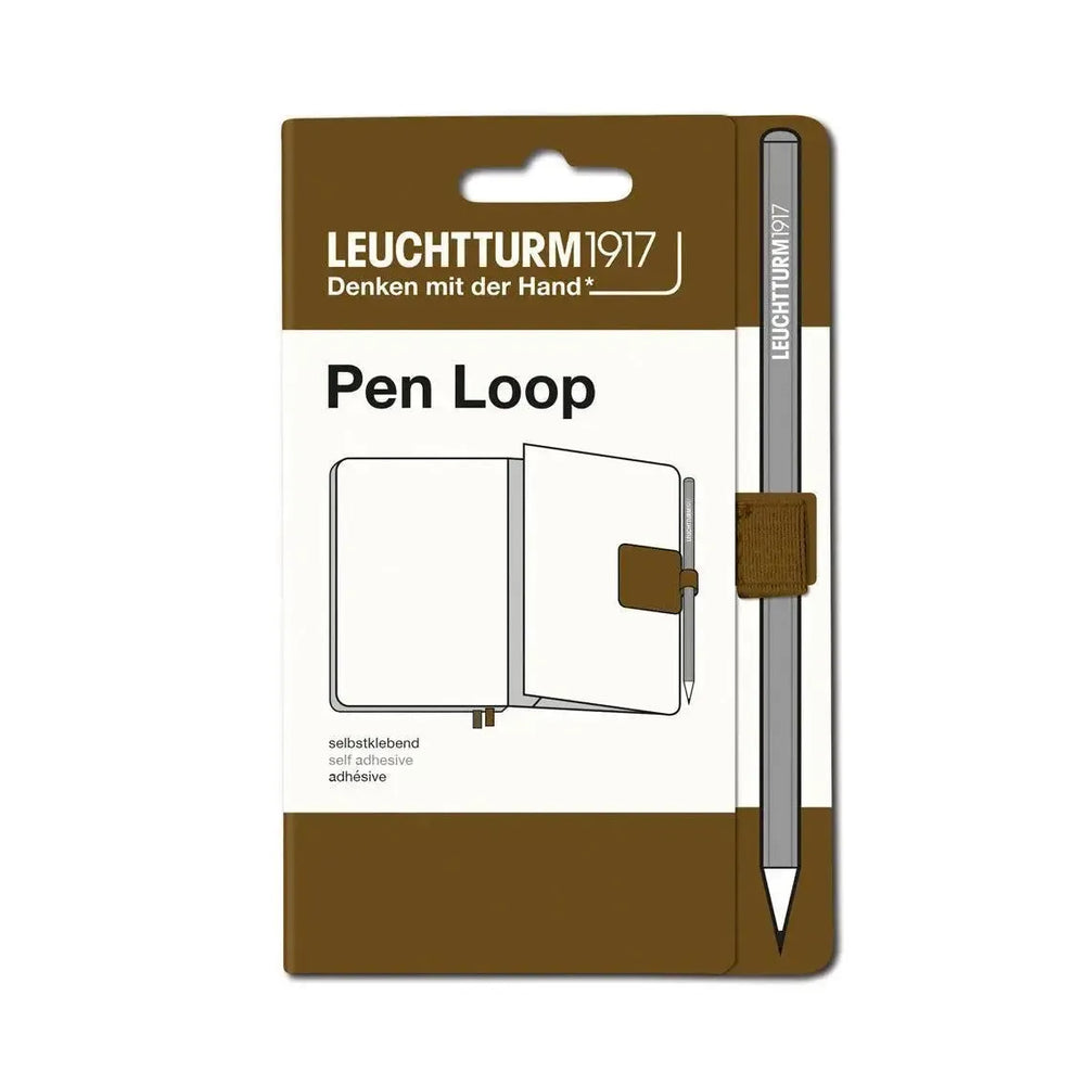 LCHT Pen Loop-Accessoire-Leuchtturm 1917-Spice Brown-Papeterie du Dôme