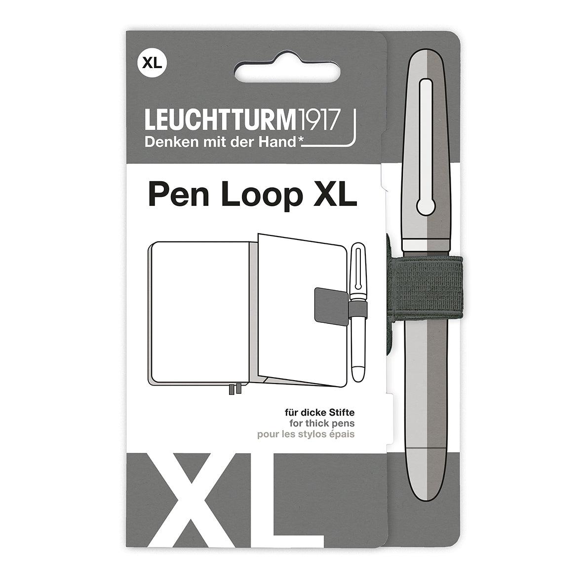 LCHT Pen Loop XL-Accessoire-Leuchtturm 1917-Anthracite-Papeterie du Dôme
