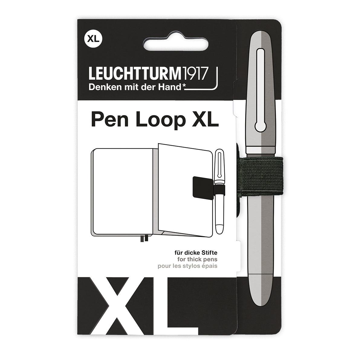 LCHT Pen Loop XL-Accessoire-Leuchtturm 1917-Noir-Papeterie du Dôme