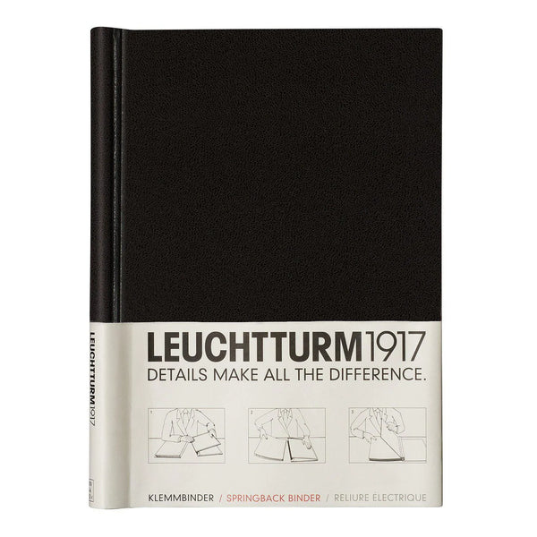 LCHT Reliure Électrique Peka-Carnet-Leuchtturm 1917-A4-Noir-Papeterie du Dôme