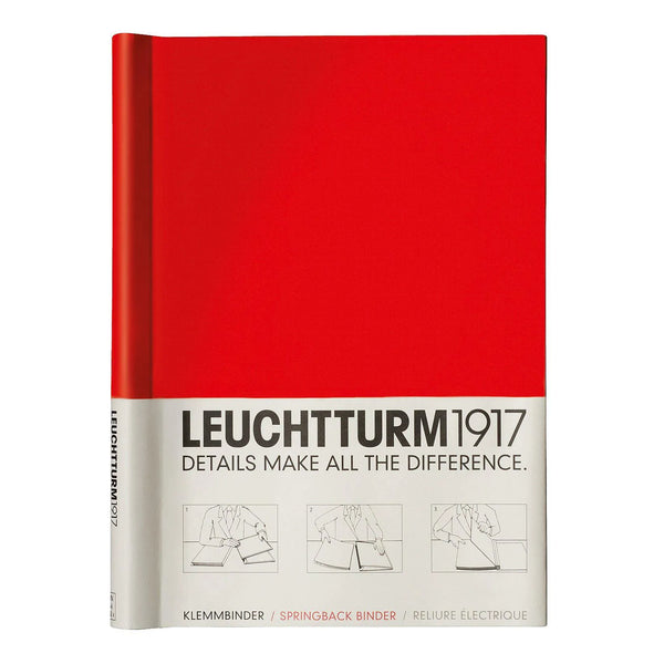 LCHT Reliure Électrique Peka-Carnet-Leuchtturm 1917-A4-Rouge-Papeterie du Dôme