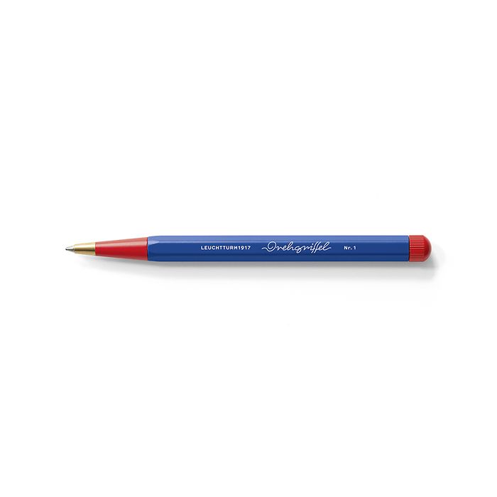 LCHT Stylo Drehgriffel Nr.1 Bauhaus Edition-Stylo Bille-Leuchtturm 1917-Bleu/Rouge-Papeterie du Dôme