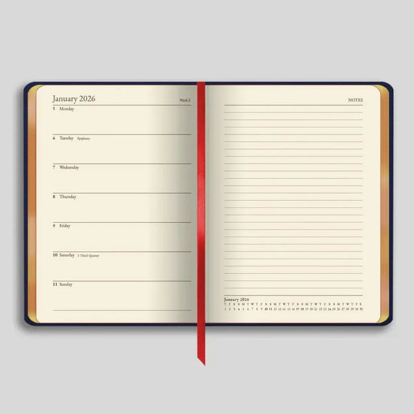 LSM Agenda Bath Semainier-Agenda-Leathersmith of London-Papeterie du Dôme