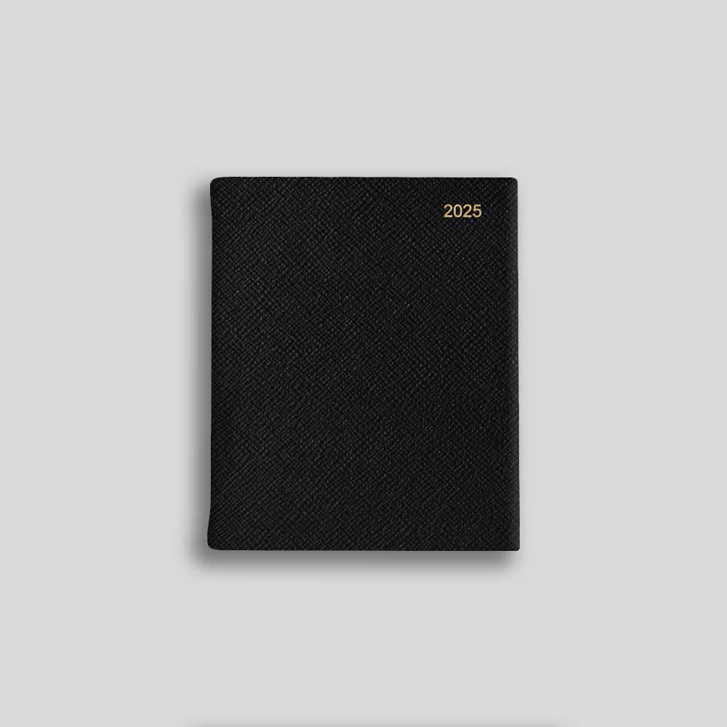LSM Agenda Berkeley Desk Journalier-Agenda-Leathersmith of London-2025-Noir-Papeterie du Dôme