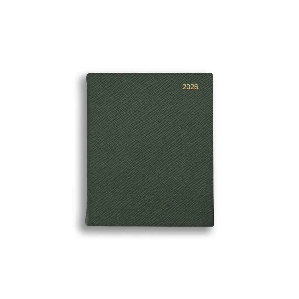 LSM Agenda Berkeley Desk Journalier-Agenda-Leathersmith of London-2026-Olive-Papeterie du Dôme