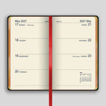 LSM Agenda Canterbury Pocket Semainier-Agenda-Leathersmith of London-Papeterie du Dôme