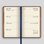 LSM Agenda Canterbury Pocket Semainier-Agenda-Leathersmith of London-Papeterie du Dôme