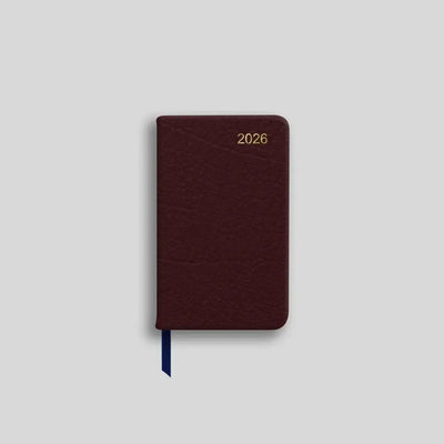 LSM Agenda Canterbury Semainier A7-Agenda-Leathersmith of London-2026-Bordeaux-Papeterie du Dôme