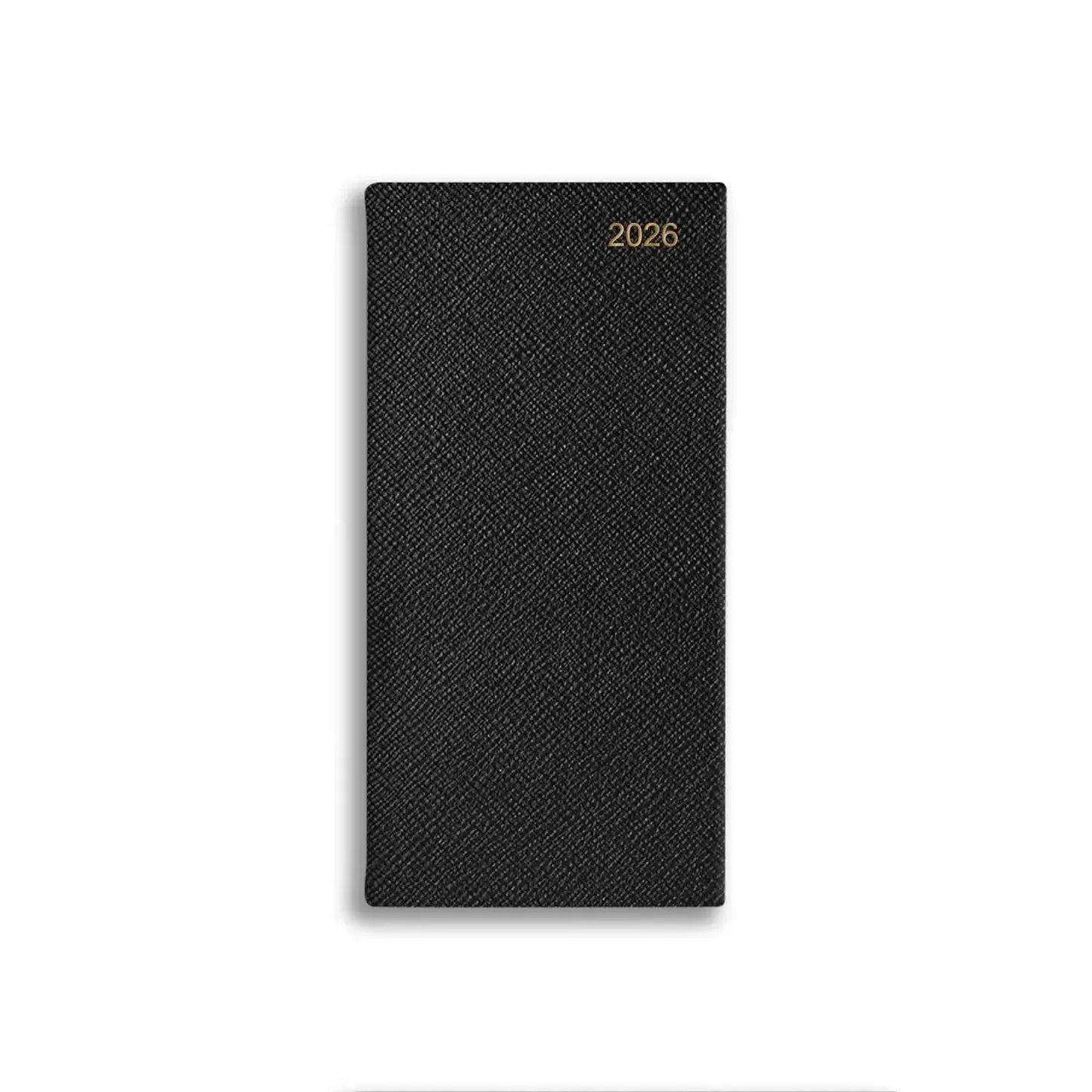LSM Agenda Oxford Pocket Semainier-Agenda-Leathersmith of London-2026-Noir-Papeterie du Dôme