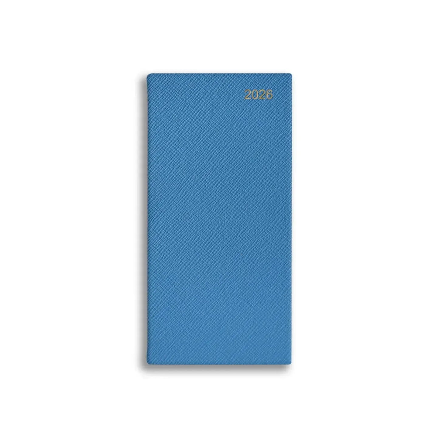 LSM Agenda Oxford Pocket Semainier-Agenda-Leathersmith of London-2026-Bleu Capri-Papeterie du Dôme