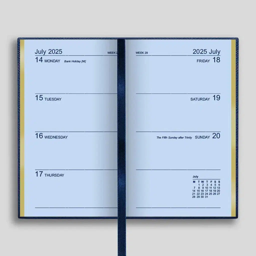 LSM Agenda Regent Pocket Semainier-Agenda-Leathersmith of London-Papeterie du Dôme