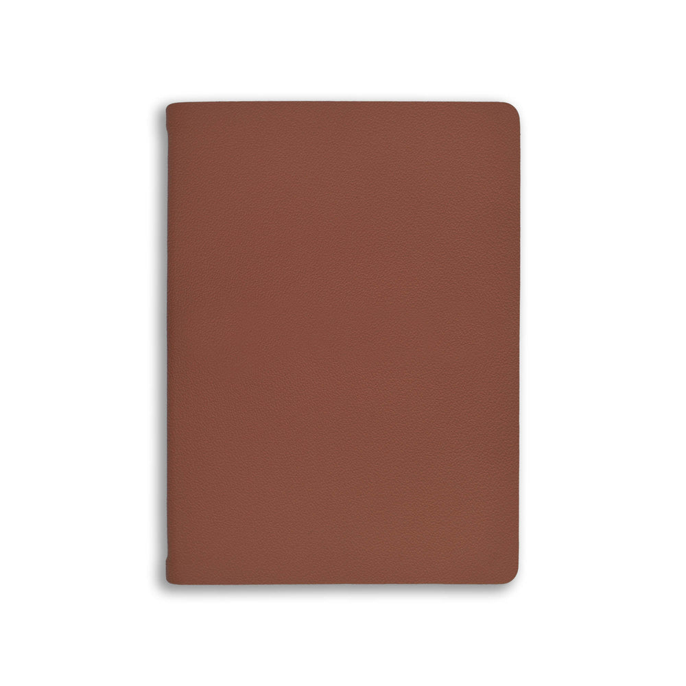 LSM Notebook Ligné Islington-Carnet-Leathersmith of London-Caramel-Papeterie du Dôme