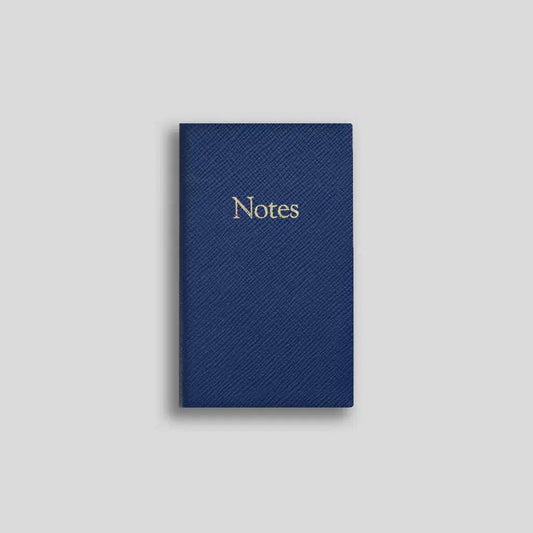 LSM Notebook Ligné Regent-Carnet-Leathersmith of London-Bleu nuit-Papeterie du Dôme